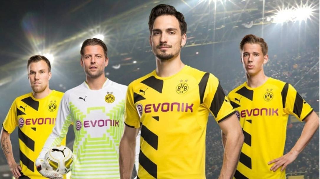 Al sesto la maglia casalinga del Borussia Dortmund.